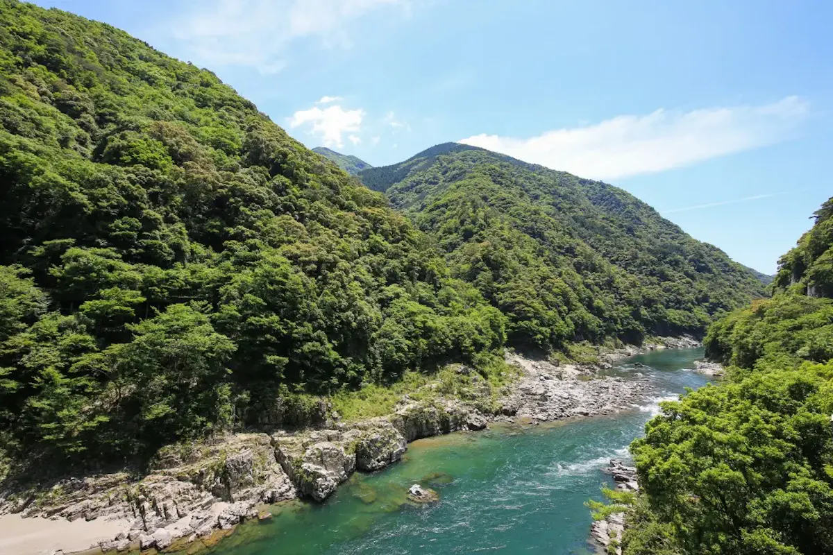 大歩危・小歩危・祖谷渓の風景