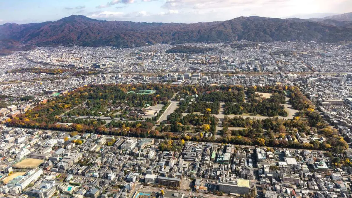 京都御所・西陣・北野の風景