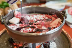 松阪牛のすき焼き