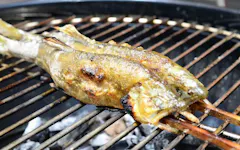奥久慈のアユ料理