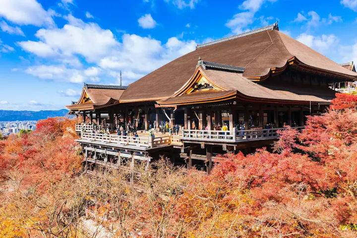 清水の舞台から見下ろす絶景
