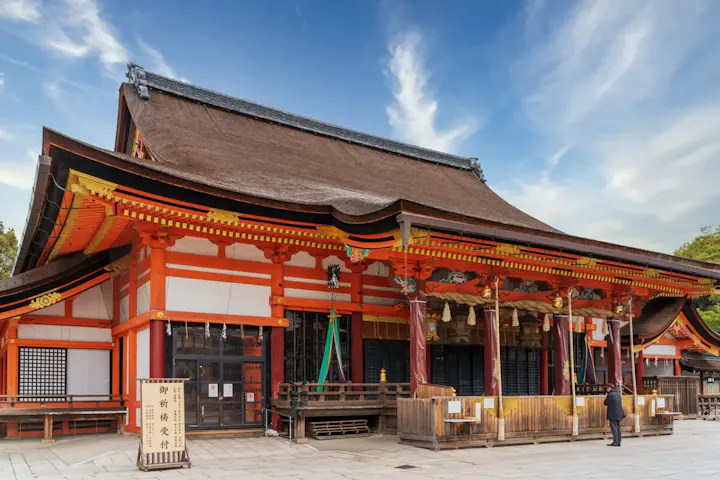 平安時代の名残りが残る本殿