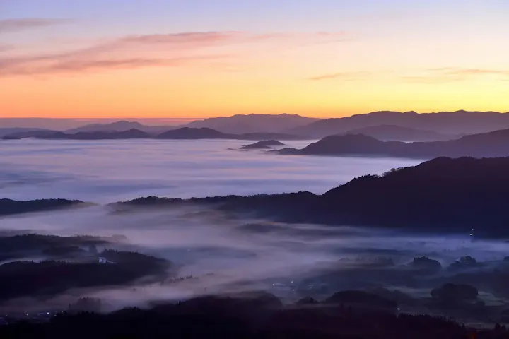 幻想的な雲海
