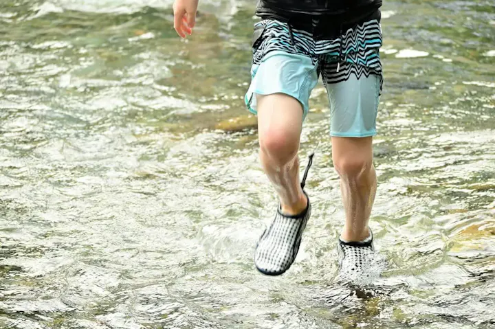 慈恩の滝で子供と水遊び！