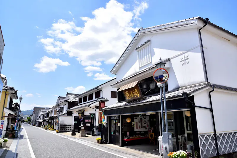 小鹿田焼の里