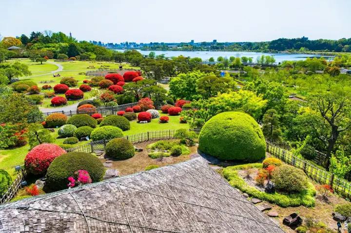 千波湖の隣にある日本三名園の一つ・偕楽園