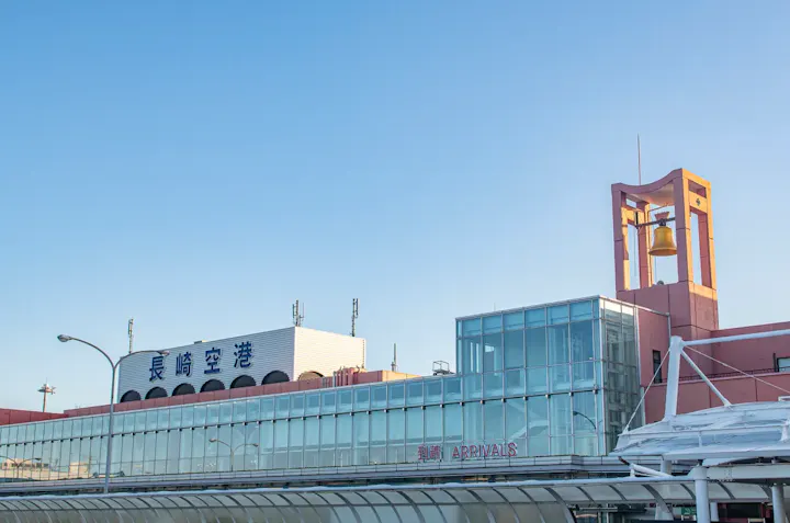 長崎空港からバスか船！約50分で到着