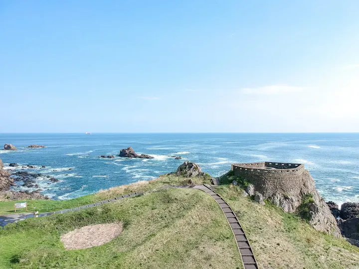 壮大な景色を一望できる葦毛崎展望台！