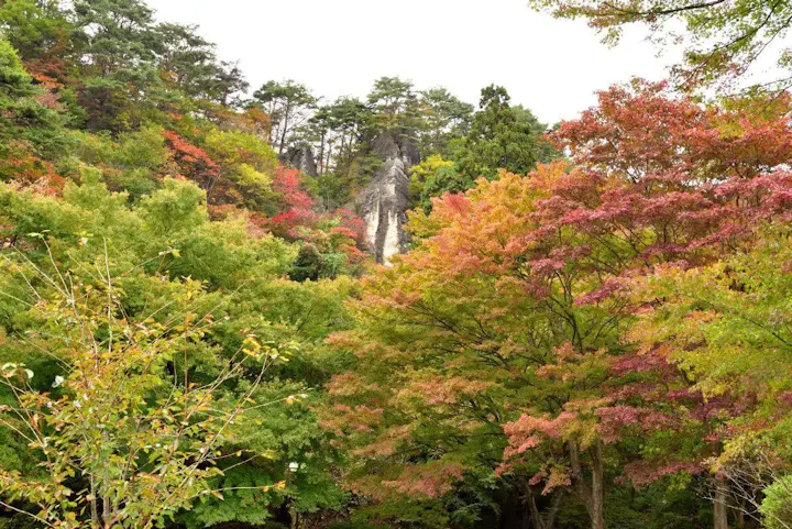 屏風岩と四季折々の美景!