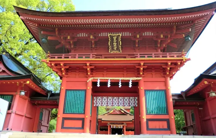 富士山にある荘厳な神社