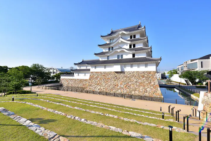 尼崎城址公園でピクニック