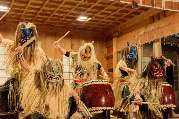 迫力のある五風なまはげ太鼓ライブ！