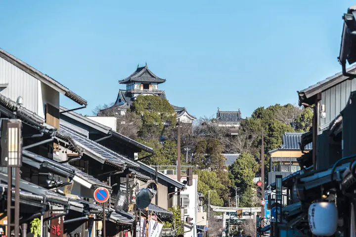情緒あふれる犬山城下町