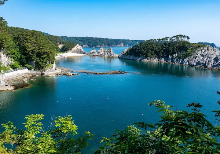 浄土ヶ浜の美しい景色を一望できる展望台！