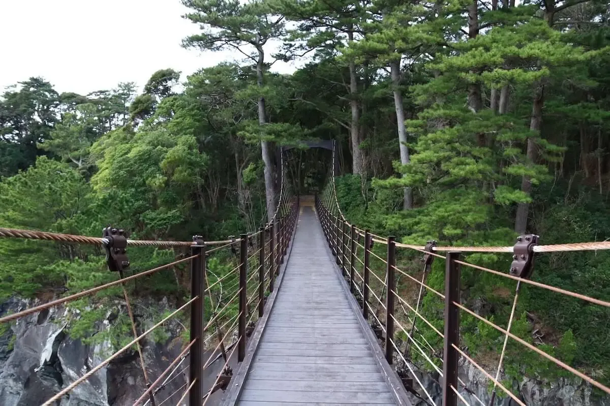 城ヶ崎つり橋(はしだて)