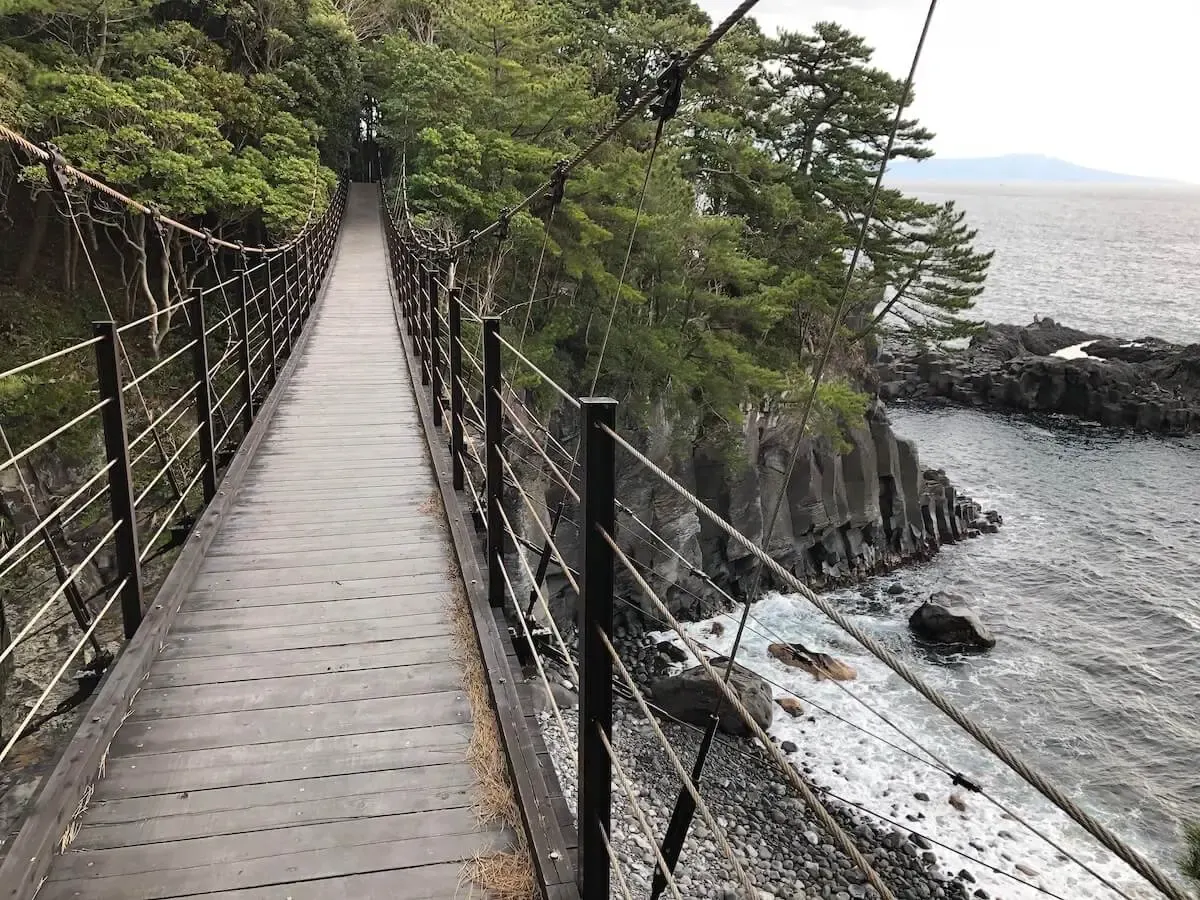 城ヶ崎つり橋(はしだて)(写真 3)