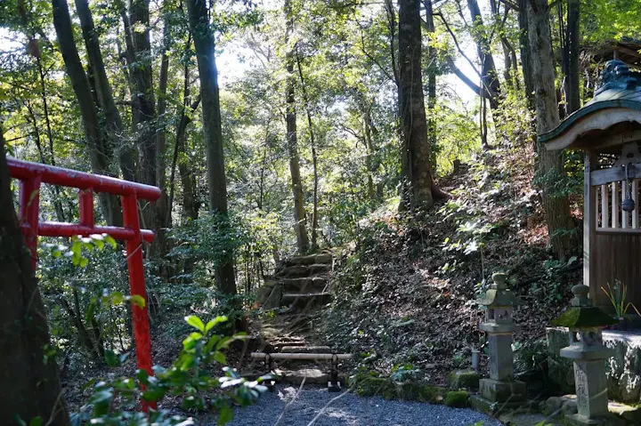 温泉の神様を参拝