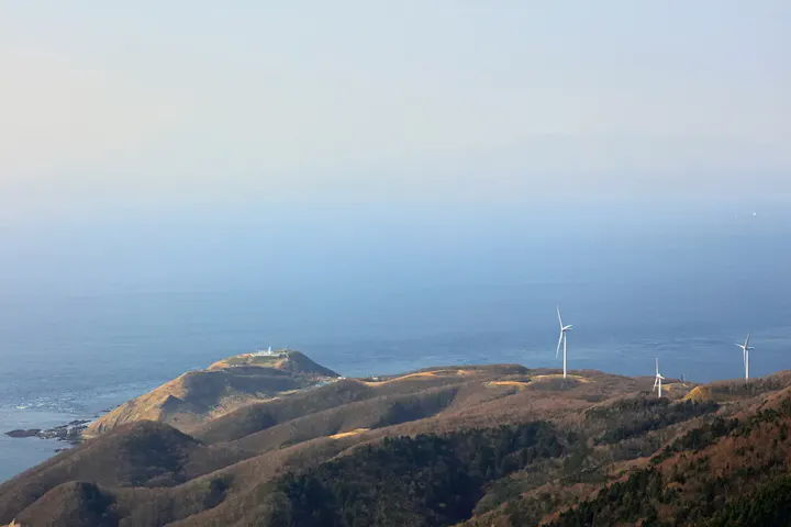津軽半島の最北端に突き出る龍飛崎！