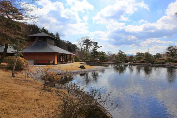 松平定信の精神を受け継いだ日本庭園