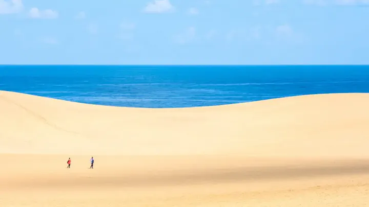 砂丘の絶景を楽しむ