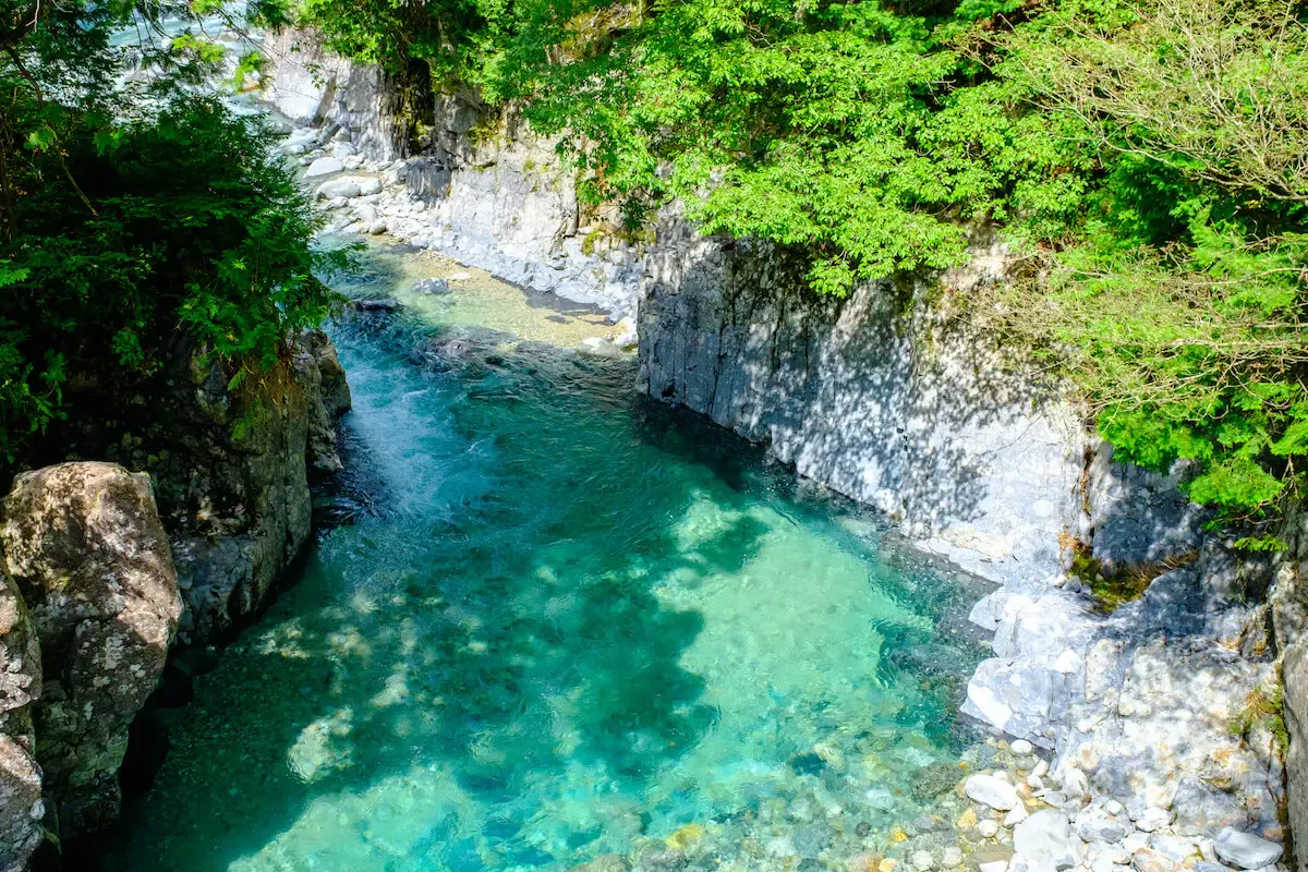 阿寺渓谷