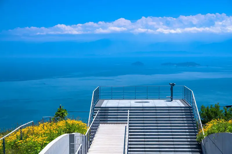 亀老山展望台