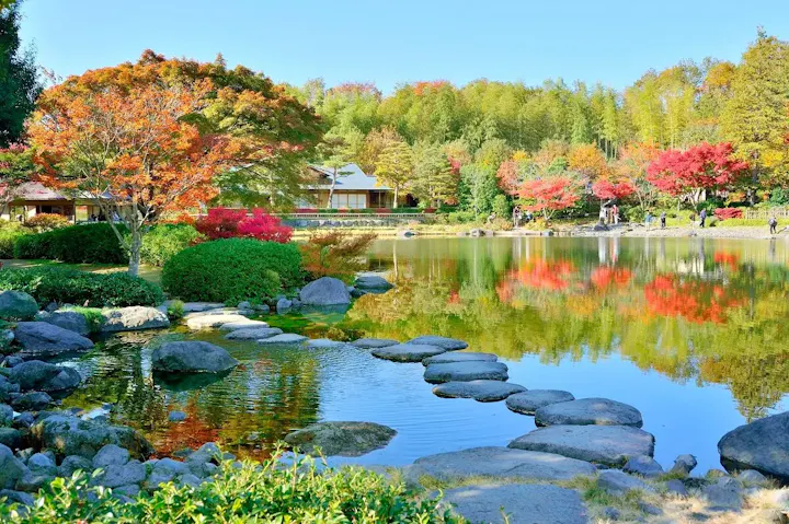 穴場の日本庭園