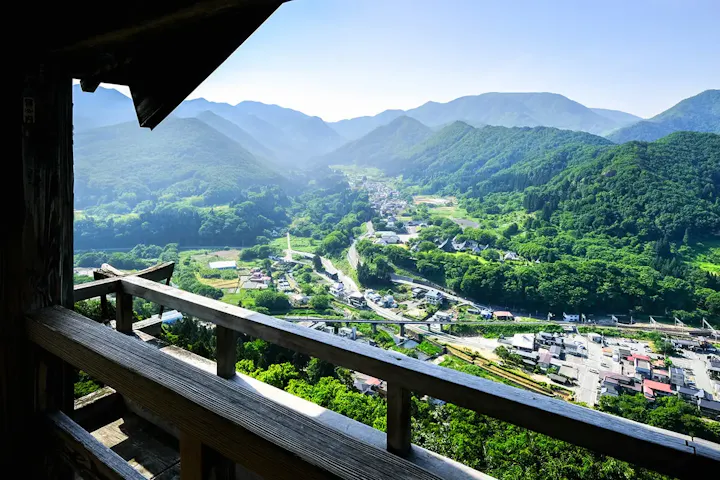 山寺随一の風景を一望できる開山堂！