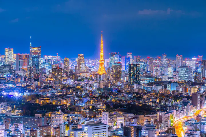 夜景が美しい恵比寿ガーデンプレイスタワー