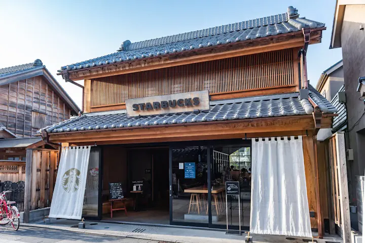川越の景観に合ったスターバックス
