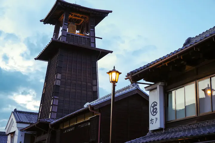 高さ16メートルの歴史ある木造建築