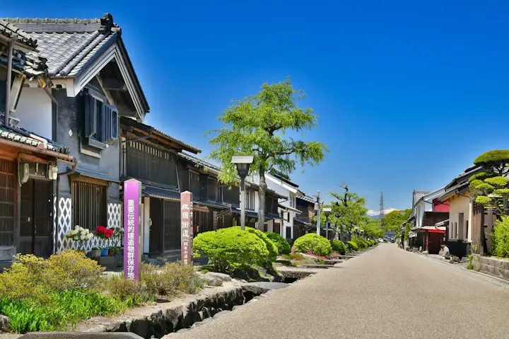 城下町を散策する