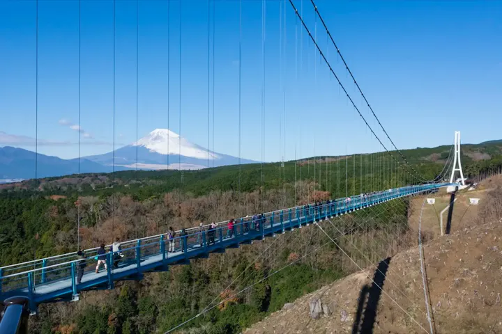 日本最長の吊り橋で絶景を楽しもう