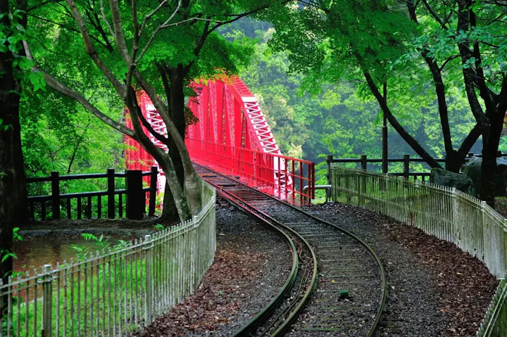 鉱山観光列車で別子銅山を学べる