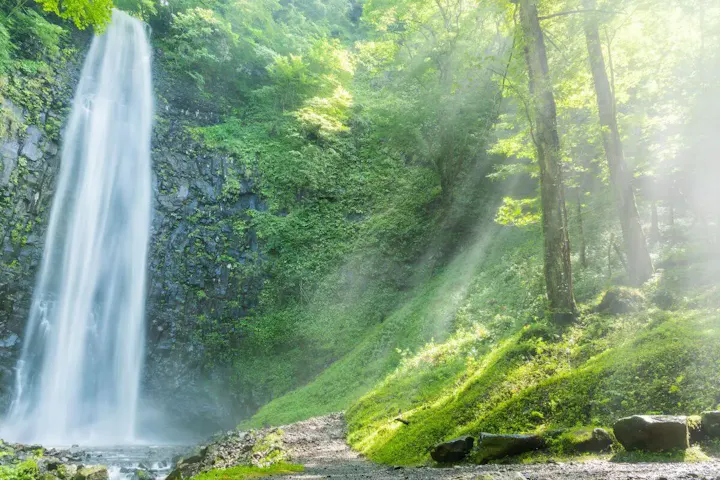 山形県随一の高さを誇る滝！