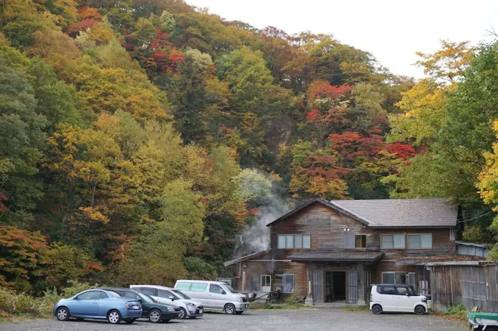 標高850mの秘境に位置する松川温泉!