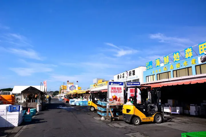 新鮮な海鮮を頂ける那珂湊おさかな市場！