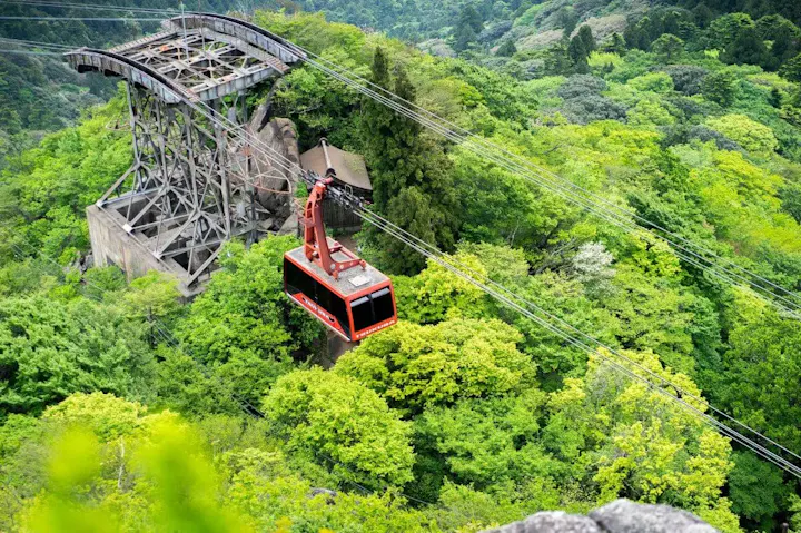 筑波山のロープウェイとケーブルカー！