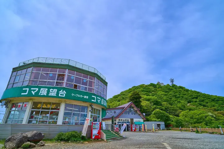 筑波山の山頂付近にある展望台！