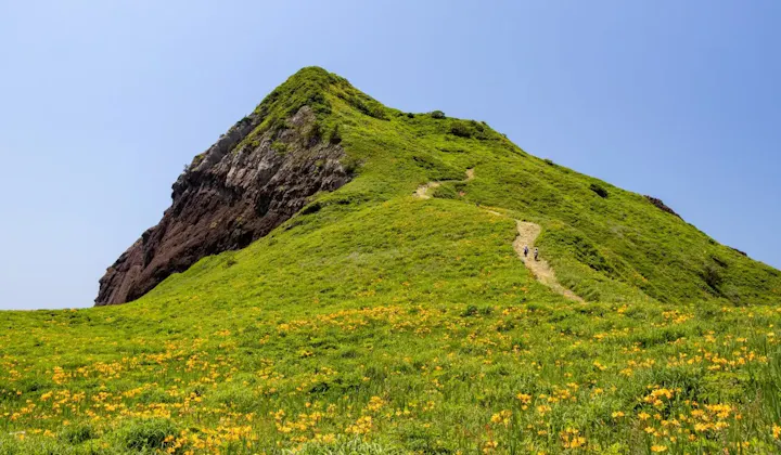 トレッキングコースでプチ登山