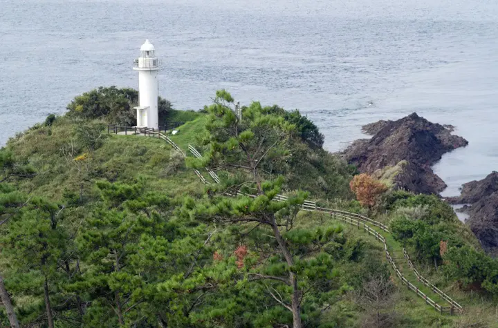島前諸島を目前に望むことができる那久岬！