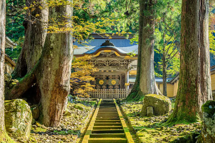 永平寺のシンボル、唐門は忘れず見学しよう