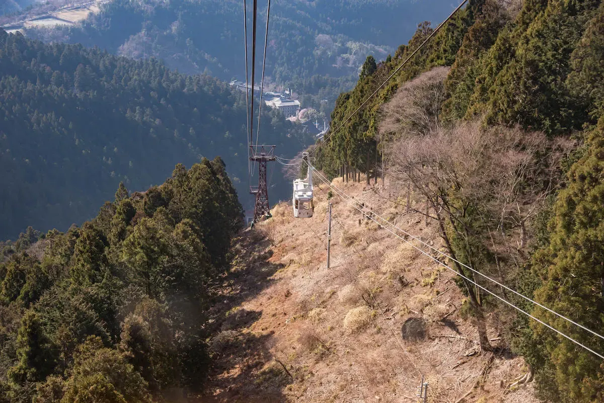 身延山ロープウェイ（写真 2）