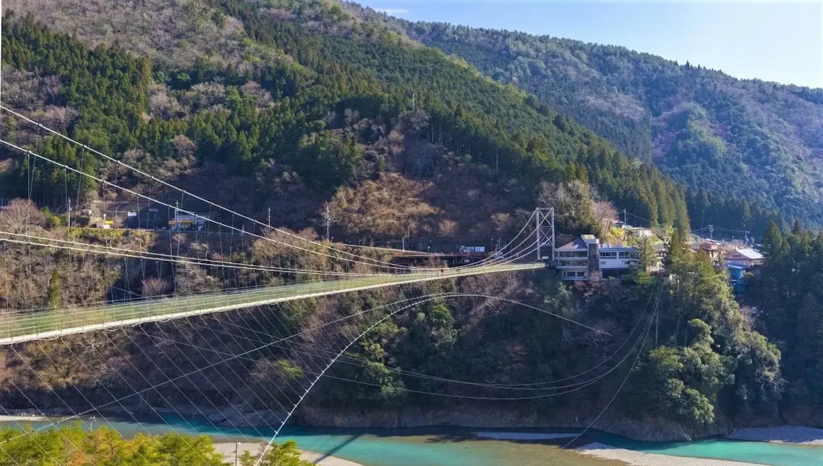 谷瀬の吊り橋