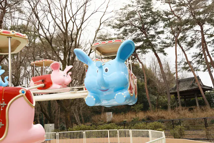 小さい子供でも楽しめるアトラクション