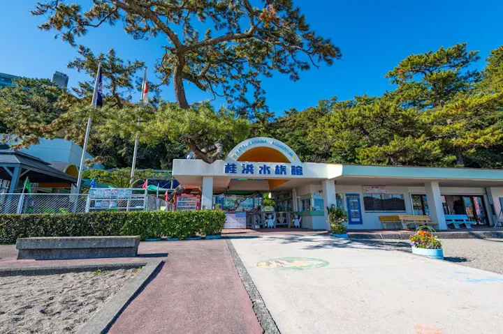 桂浜公園の浜辺に位置する桂浜水族館！