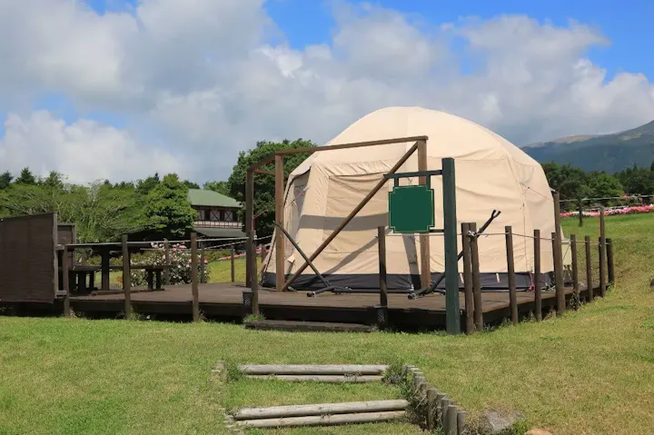 自然の中で過ごせるオートキャンプ場！