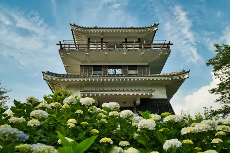 あじさい公園(松尾城跡)
